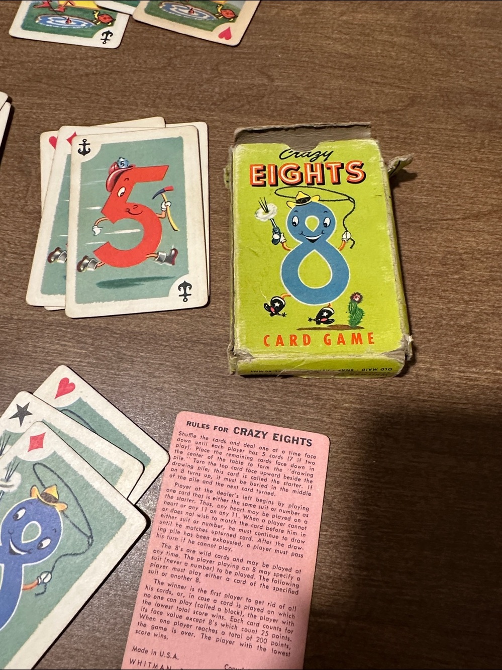 MCM CARD GAME CRAZY 8 - Picture 2 of 4